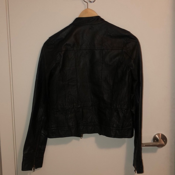 Black Leather Jacket - Picture 3 of 3